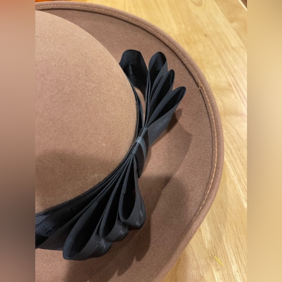 Geo W. Bollman & Co.| Vintage Doeskin Wool Felt Hat with Bow accents - Picture 10 of 14